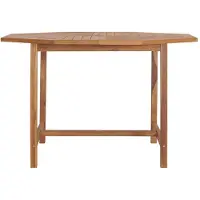 Syfax Tavolo Pranzo da Giardino Ø110x110x75 cm Legno Massello di Teak