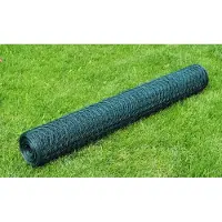 vidaXL -Hühnerdraht 25x0,5 m mit PVC -Beschichtung grün