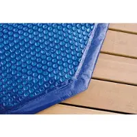 Ubbink Copertura per piscina, rettangolare 200x350 cm, blu, 400 micron, Pool