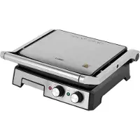 LUND Griglia elettrica da 2000W, griglia da tavolo, 29,5x24 cm, griglia di contatto