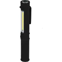 Dedra Torcia LED Cob da 1,5 W + Penna 1 W con batterie
