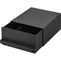 Yamazaki Cassetto da cucina nero per piano di lavoro 22x11x27cm per ulteriore spazio di archiviazione