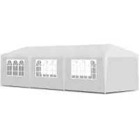 Syfax Tenda per Feste 3x9 m Bianca