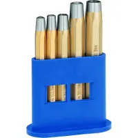 Rennsteig Set attrezzi per chiodi listelli pedana 5 parti misure 2-6 mm