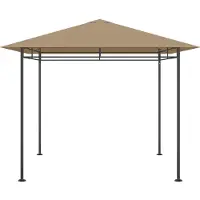 Syfax Gazebo 3x3x2,7 m Grigio Talpa 180 g/m²