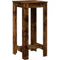 Syfax Tavolo da Bar Rovere Fumo 51x50x103,5 cm in Legno Multistrato