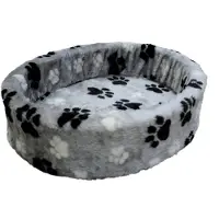 Nobby Letto in peluche "Paw" 80 cm grigio, 3 colori