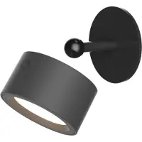 New Garden Applique a LED Roll 8, nero, girevole