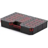 Prosperplast Organizér vysoký TAGER CARBO PLUS (přepážky) 577x390x105 mm