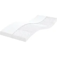 Syfax Materasso in Schiuma Bianco 80x220 cm 7 Zone Durezza 20 ILD