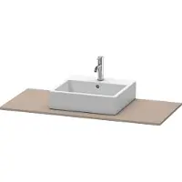 Duravit Console XSquare, 1 découpe, 1200x16x550mm, XS060F04343, XS060F04343