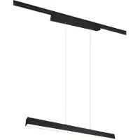 TRIO Lighting Paros DUOlinelampada LED a sospensione, nero
