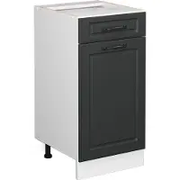 Vicco Mobiletto base per cucina R-Line Antracite rustico 40 cm senza piano di lavoro, Model 37233