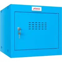 Phoenix CL0344BBK Armadietto a cubo CL0344, serratura a chiave, blu