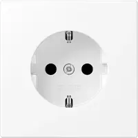 JUNG LS 1520 KI WWM Presa di corrente tipo F Bianco (LS1520KIWWM)