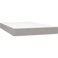 Syfax Materasso a Molle Insacchettate Rigidità Media Grigio Chiaro 120x200x20 cm