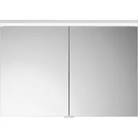 Burgbad Lin20 Armoires de toilette avec éclairage LED, 2 portes, 1000x700x170mm, SPQK100F5352, SPQK100F5352