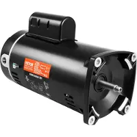 Vevor Motore per pompa per piscina 2 hp, telaio 56Y, 230V (7,8 amp) 3450 giri/min, 60Hz, fattore di servizio 1,3, condensatore 50μF/250V, rotazione sinistra flangia quadra Motore di ricambio