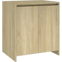 Syfax Credenza Rovere Sonoma 70x41x75 cm in Legno Multistrato