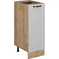 Vicco Armadio cucina dispensa alto R-Line Bianco rustico 30 cm senza piano di lavoro, Model 53568