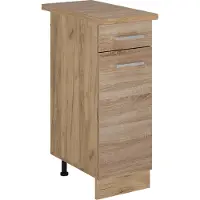 Vicco Mobiletto base per cucina R-Line Sonoma 30 cm , PL Rovere, Model 53803