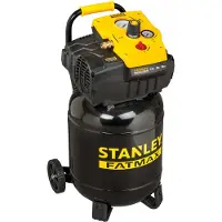 Stanley Compressor TAB 200/10/30VW FM - Compressore d'aria 10Bar - 30L - 180L/min - senza olio - con maniglia e ruote - nero