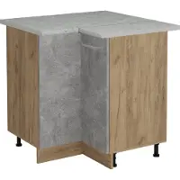 Vicco Mobile ad angolo cucina R-Line Calcestruzzo 75.6 cm PL Marmo, Model 53854