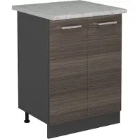 Vicco Mobiletto base cucina R-Line Grigio nobile 60 cm PL Marmo, Model 53602