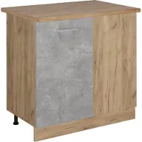 Vicco Mobile ad angolo cucina R-Line Calcestruzzo 86 cm , PL Rovere, Model 54037