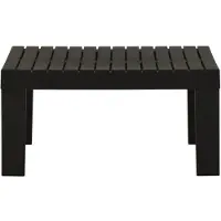Syfax Tavolino da Salotto per Giardino in Plastica Grigio