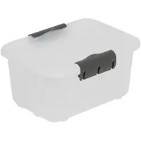 BranQ Velur Contenitore da 3,6 litri con coperchio trasparente