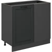 Vicco Mobile ad angolo cucina R-Line Antracite rustico 86 cm senza piano di lavoro, Model 53869