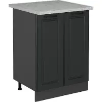 Vicco Mobiletto base cucina R-Line Antracite rustico 60 cm PL Marmo, Model 53424
