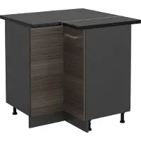 Vicco Mobile ad angolo cucina R-Line Grigio nobile 75.6 cm , PL Antracite, Model 53902