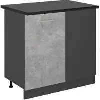 Vicco Mobile ad angolo cucina R-Line Calcestruzzo 86 cm , PL Antracite, Model 53573