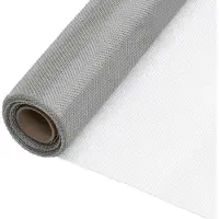 Syfax Recinzione in Rete in Acciaio Inossidabile 112x2000 cm Argento
