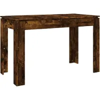 Syfax Tavolo da Pranzo Rovere Fumo 120x60x76 cm Legno Multistrato