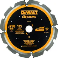 DeWalt Lama per sega circolare PCD 250/30mm 12T