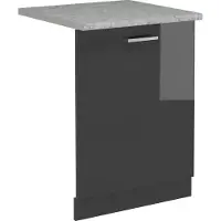 Vicco Pannello frontale della lavastoviglie R-Line Antracite lucido 60 cm , PL Marmo, Model 55012