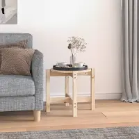 Prolenta Maison Exclusive - Tavolino Ø 52,5x45 cm in legno massello di pino