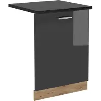 Vicco Pannello frontale della lavastoviglie R-Line Antracite lucido 60 cm , PL Antracite, Model 54934