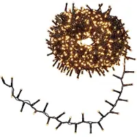 Hellum luci fiabesche 288 LED bianco caldo - 5,74 m, luci fiabesche per interni ed esterni, illuminazione albero di Natale 152395