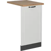 Vicco Pannello frontale della lavastoviglie R-Line Bianco rustico 45 cm , PL Rovere, Model 55077