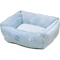 Nobby Letto comfort quadrato Classic "PAW" grigio L x P x H: 60 x 50 x 18 cm