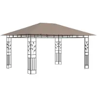 Syfax Gazebo con Zanzariera 4x3x2,73 m Talpa 180 g/m²