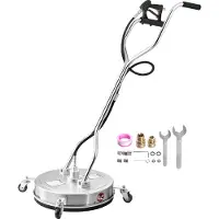 Vevor idropulitrice, φ535 mm, pulitore per superfici, acciaio inox, 4000 PSI, connettore rapido da 3/8 di pollice, per calcestruzzo, patio, marciapiedi
