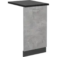 Vicco Pannello frontale della lavastoviglie R-Line Calcestruzzo 45 cm , PL Antracite, Model 55020