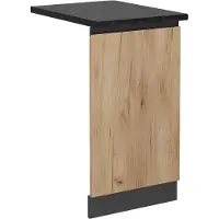 Vicco Pannello frontale della lavastoviglie R-Line Rovere dorato 45 cm J-Shape, PL Antracite, Model 55106