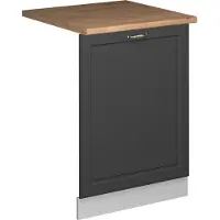 Vicco Pannello frontale della lavastoviglie Fame-Line Antracite-oro 60 cm , PL Rovere, Model 55298