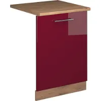 Vicco Pannello frontale della lavastoviglie Fame-Line Bordeaux lucido 60 cm , PL Rovere, Model 54844